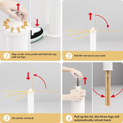 Foldable Tripod Clothes Drying Rack