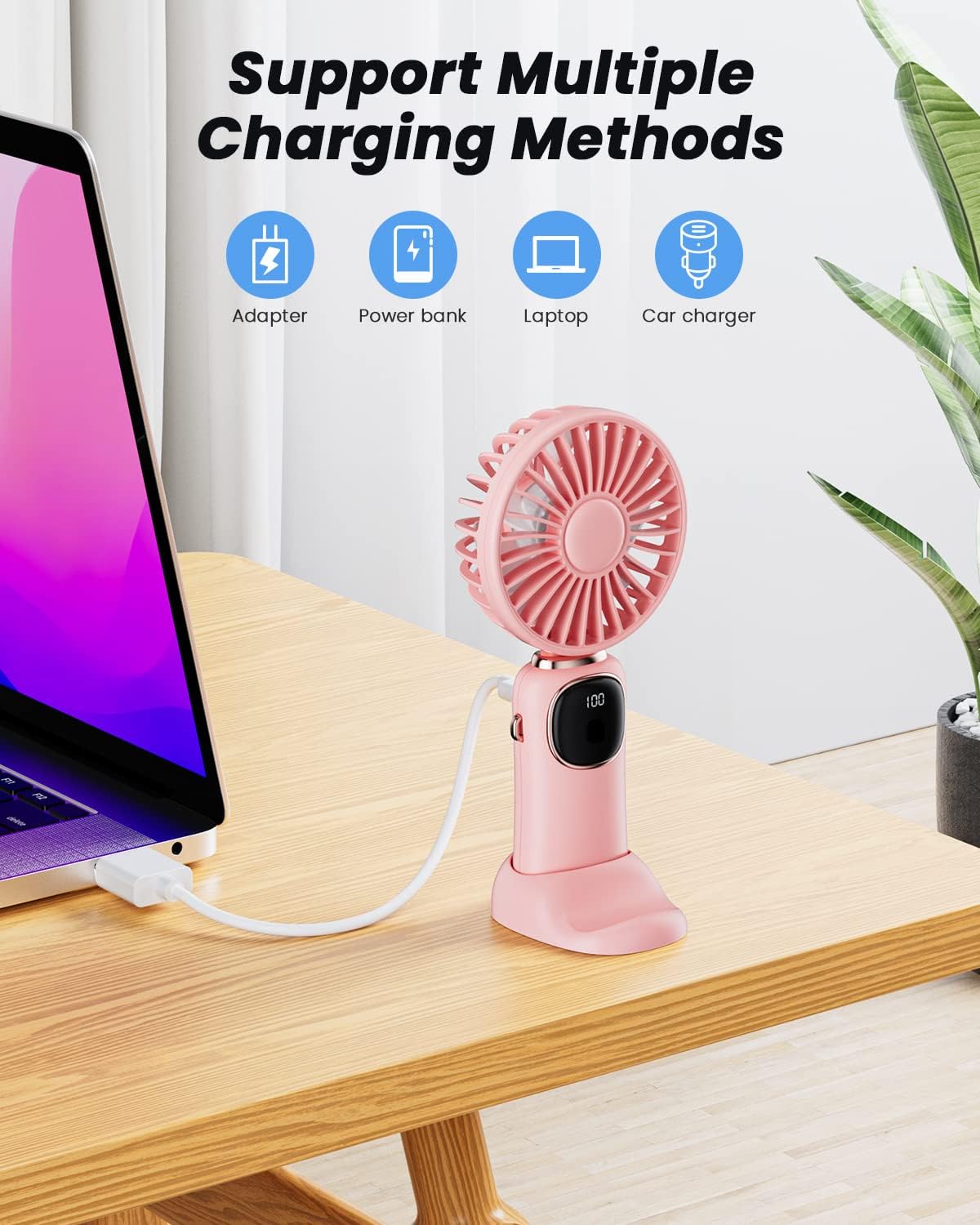 Mini USB Chargeable Handheld Fan