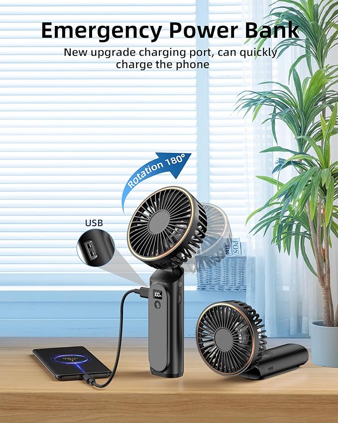 Mini USB Chargeable Handheld Fan