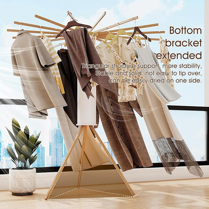 Foldable Tripod Clothes Drying Rack