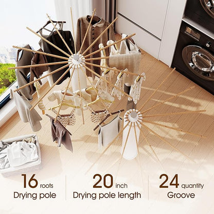 Foldable Tripod Clothes Drying Rack